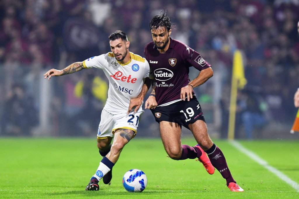 Ranieri, Politano, Salernitana-Napoli