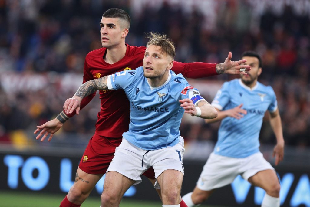 Gianluca Mancini e Ciro Immobile