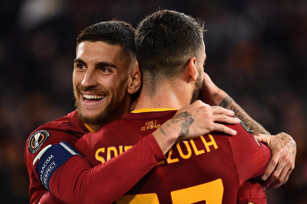 Lorenzo Pellegrini e Leonardo Spinazzola