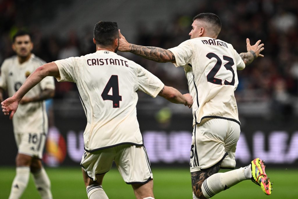 Cristante, Mancini, Roma-Milan