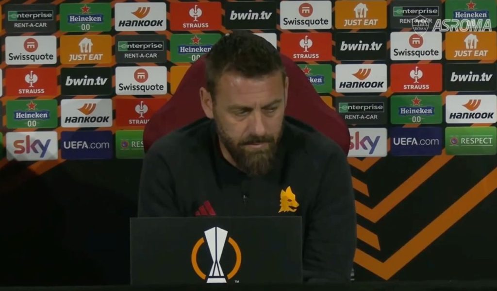 De Rossi / Conferenza Roma-Milan