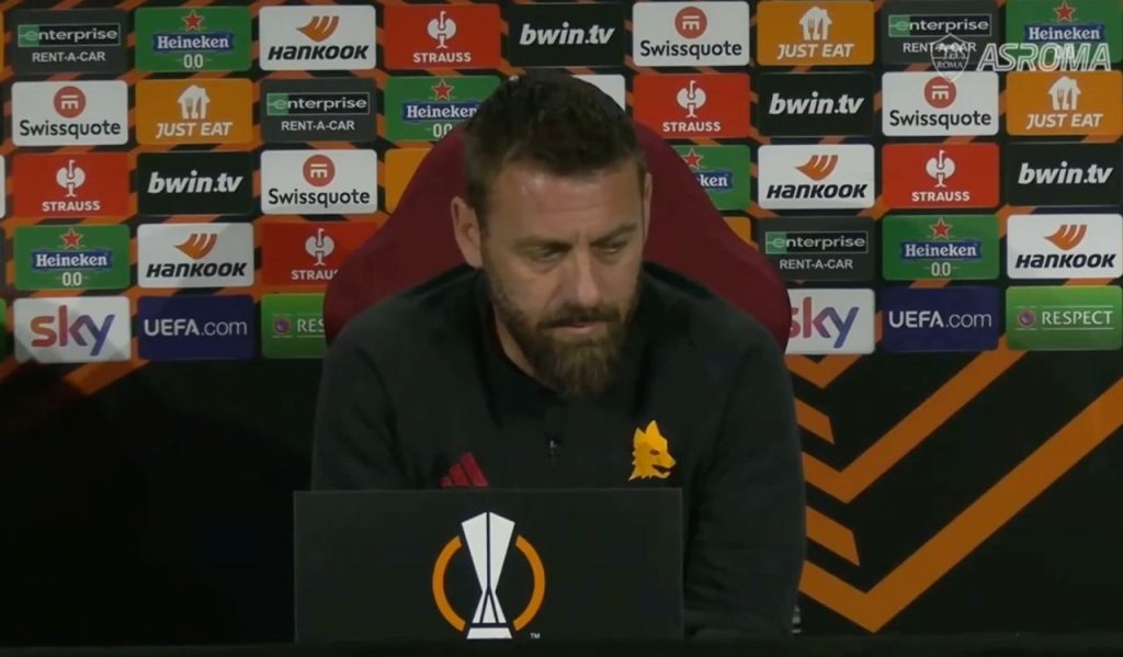 De Rossi / Conferenza Roma-Milan