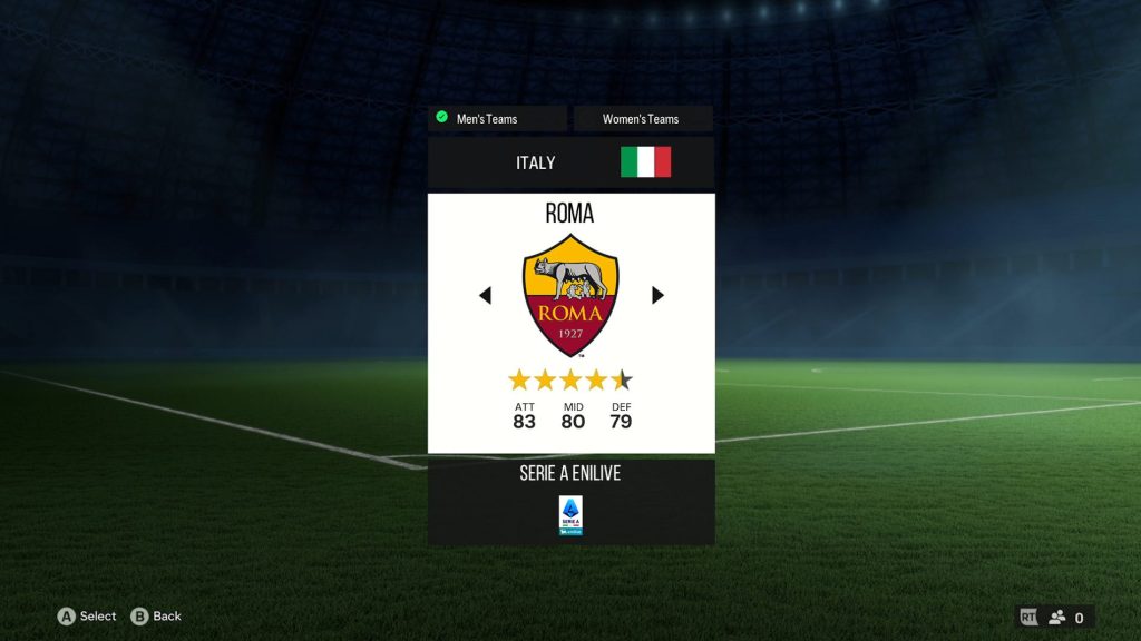 roma ea sports fc 25