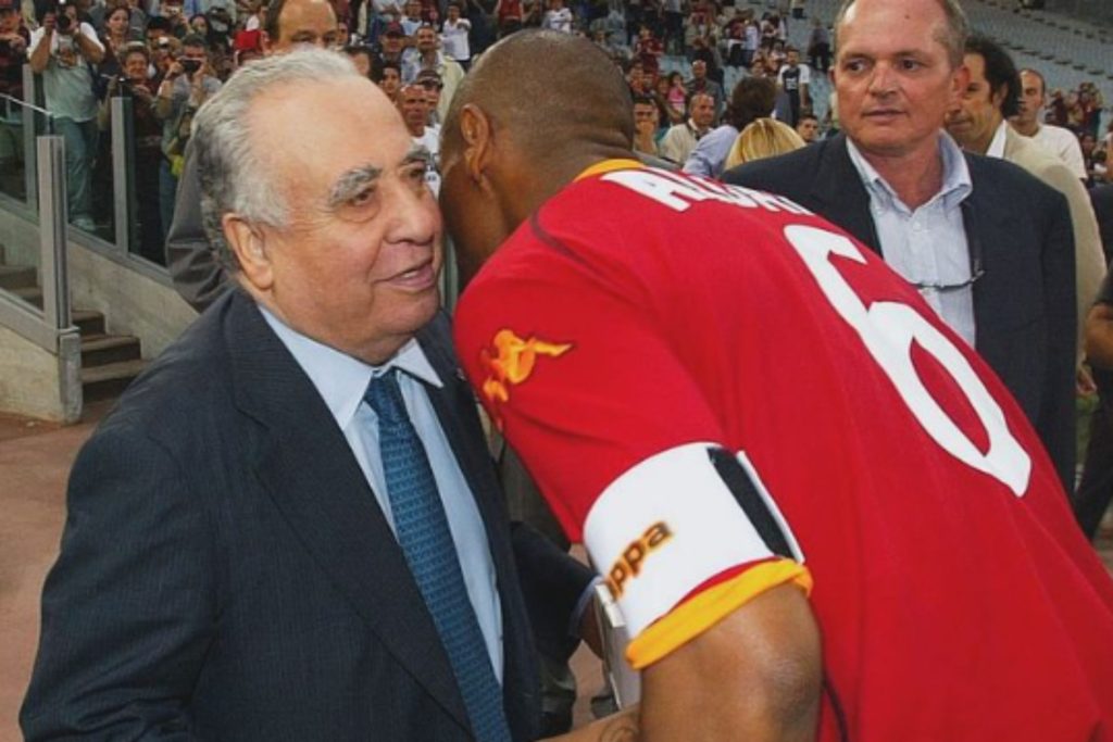 Franco Sensi e Pluto Aldair