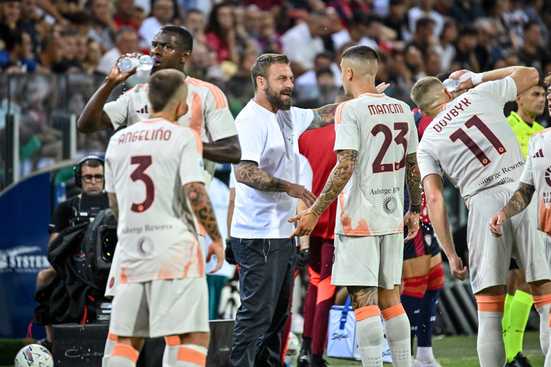 Cagliari-Roma, De Rossi