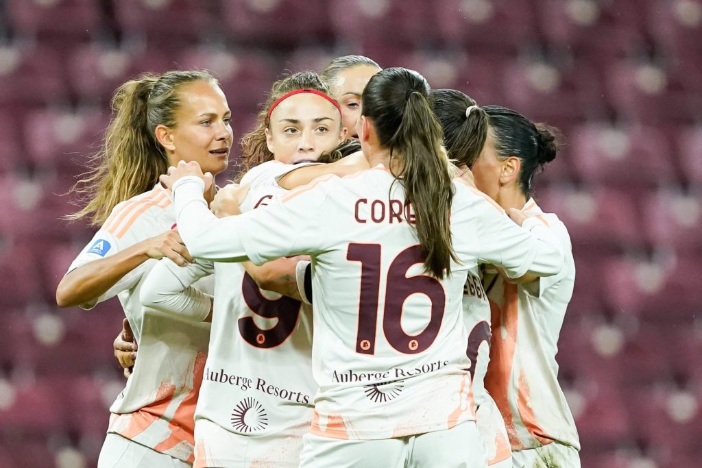 Esultanza Roma Femminile, Servette-Roma, Women's Champions