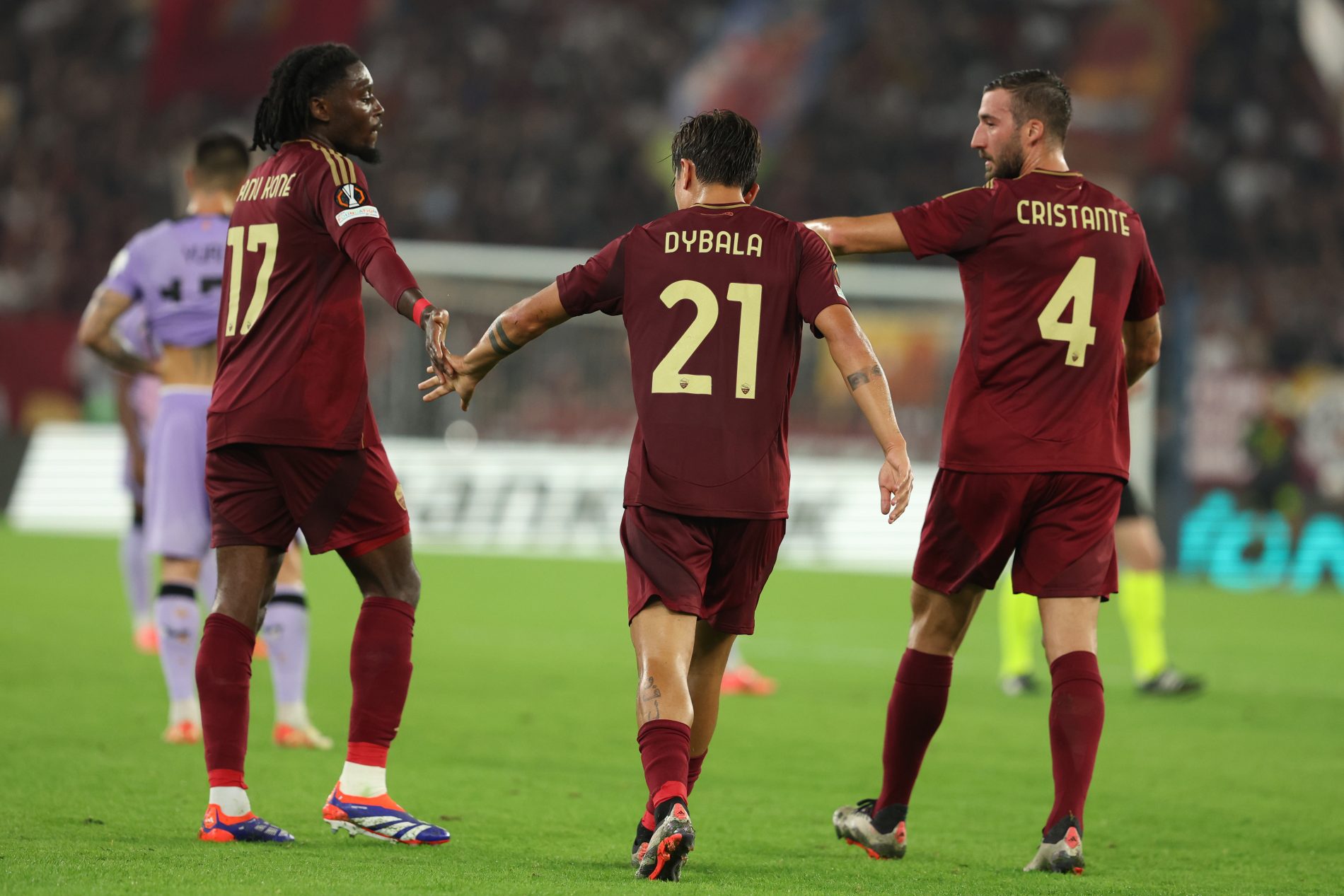 Cristante, Dybala, Koné, Roma-Athletic