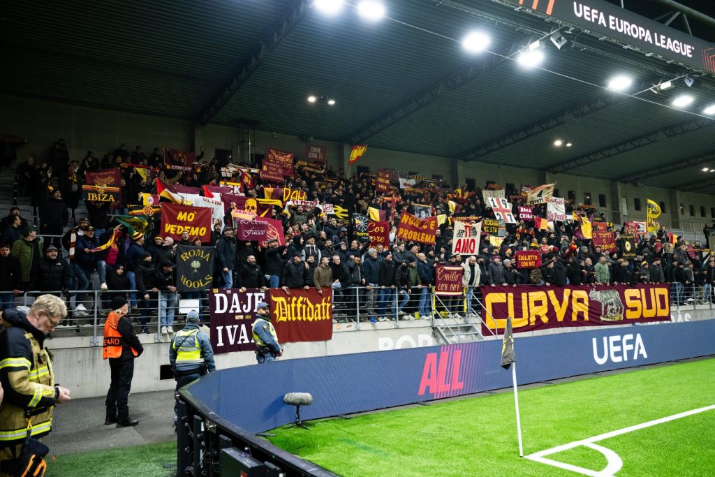 Tifosi Roma alla Boras Arena, Bodo-Roma