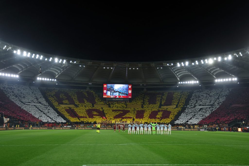 Roma, Coreografia Derby, Curva sud, Anti Lazio
