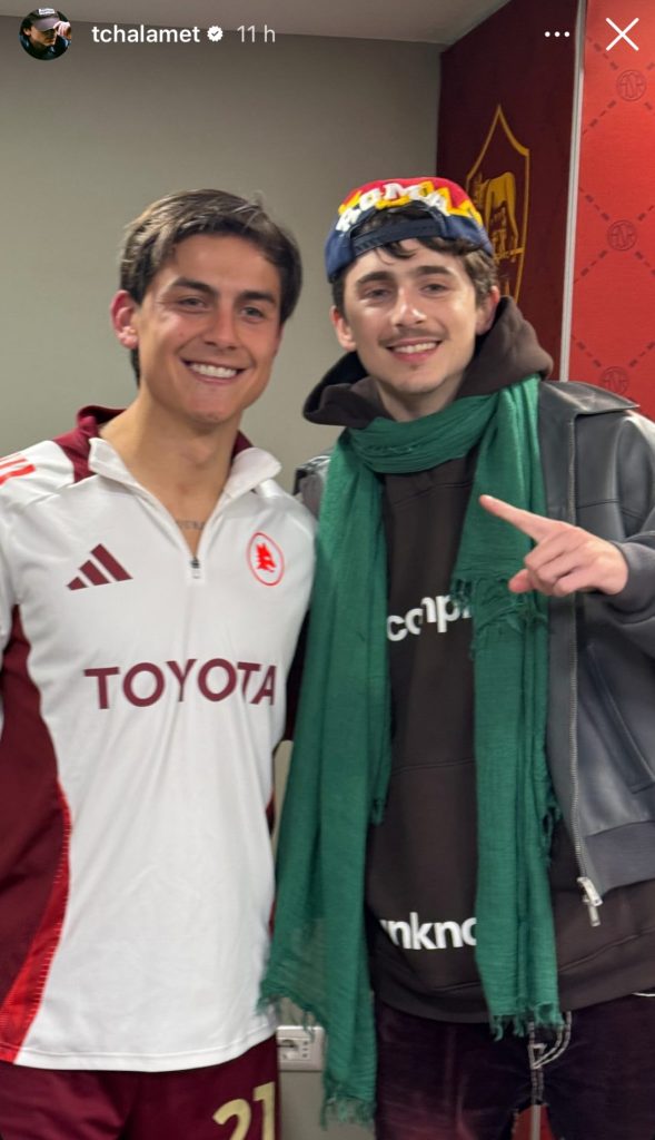 Chalamet, Dybala