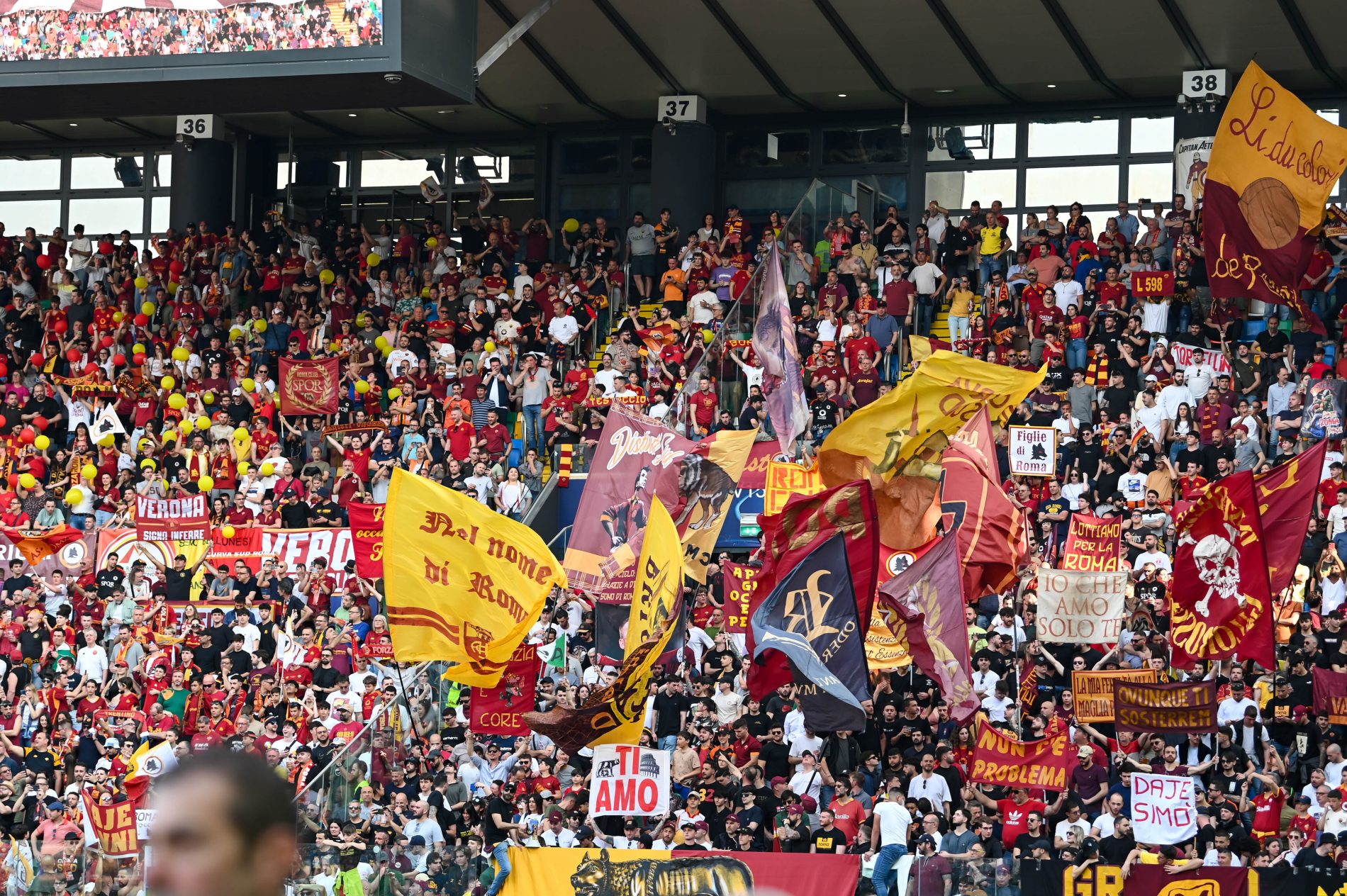 Tifosi Roma alla Dacia Arena, Udinese-Roma
