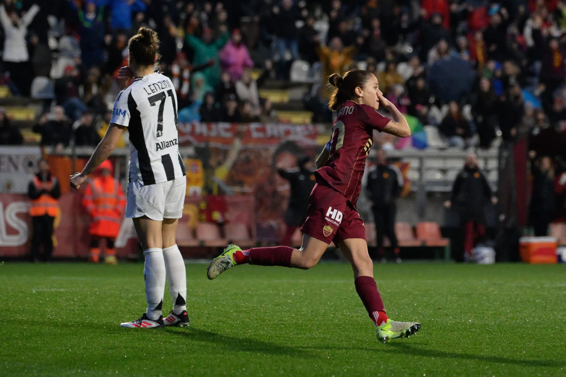 Giugliano, Roma-Juventus