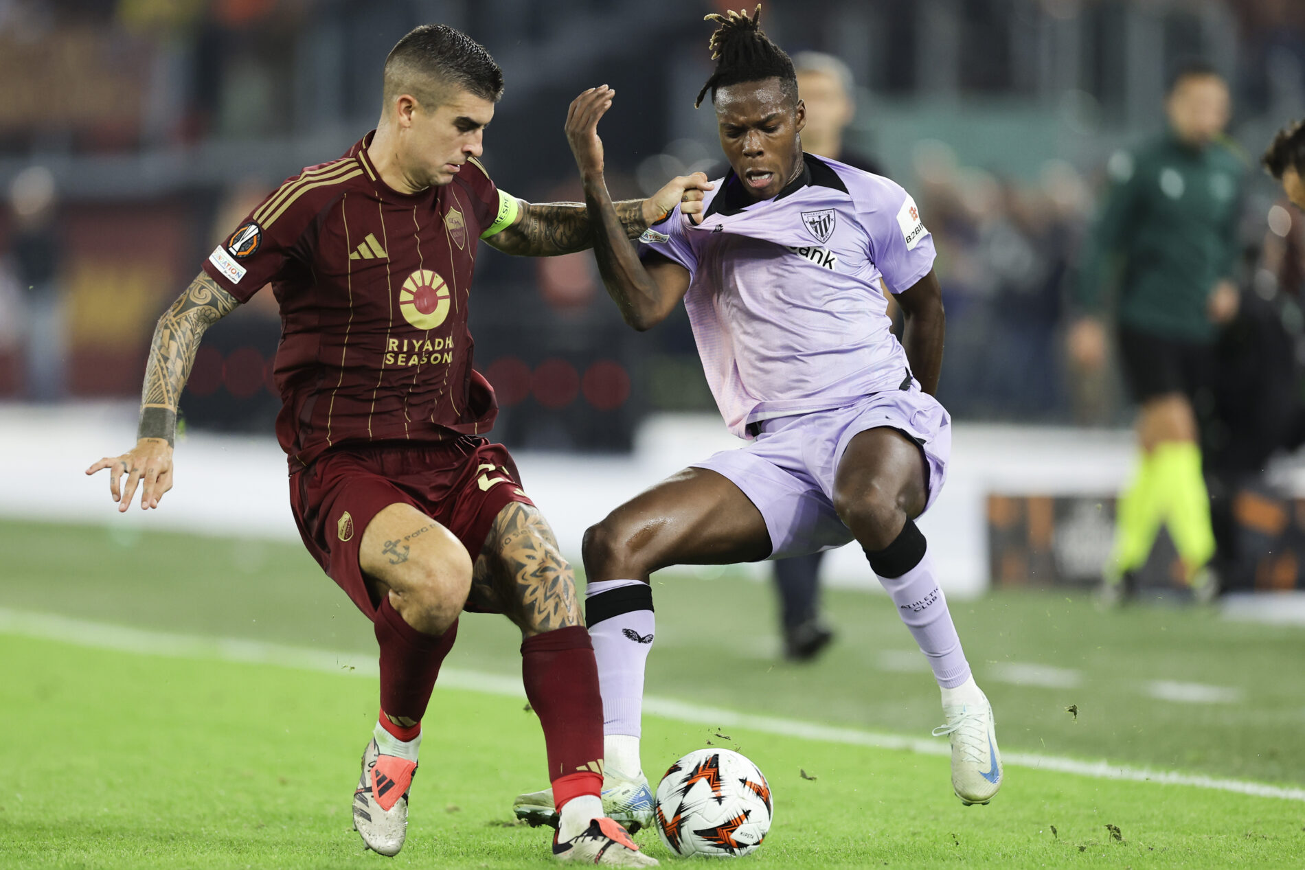 Mancini, Nico Williams, Roma-Athletic