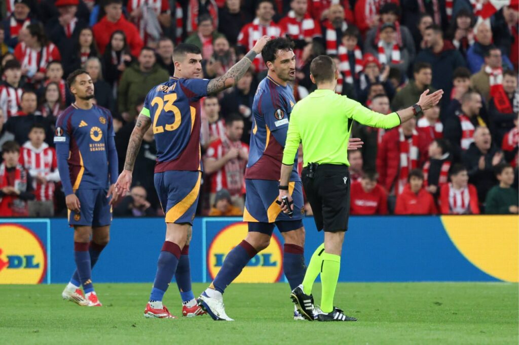 Mancini, Hummels, Athletic-Roma