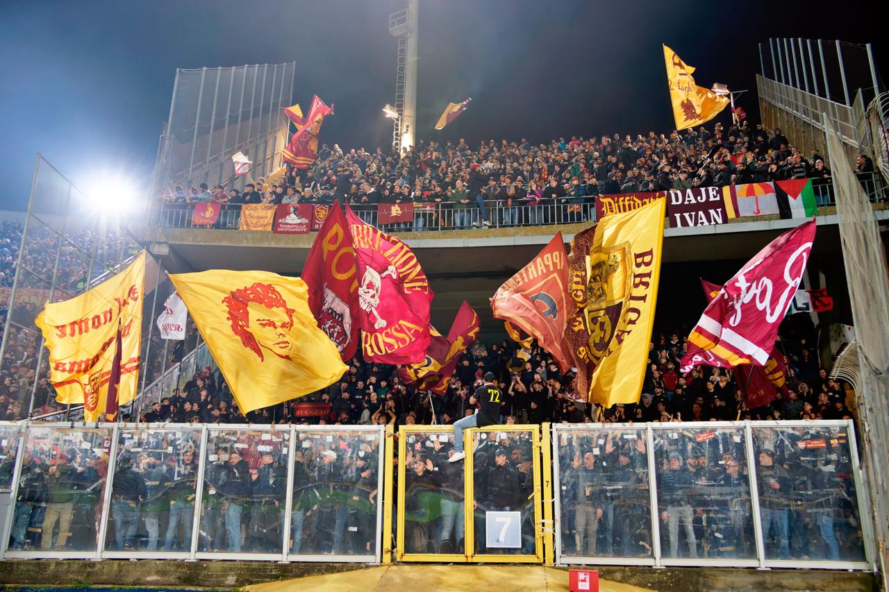 Tifosi Roma al Via del Mare, Lecce-Roma