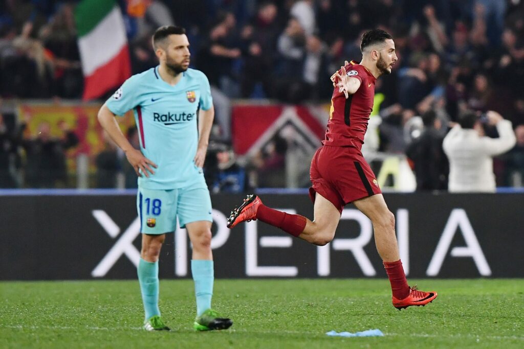 Manolas, Barcellona-Roma