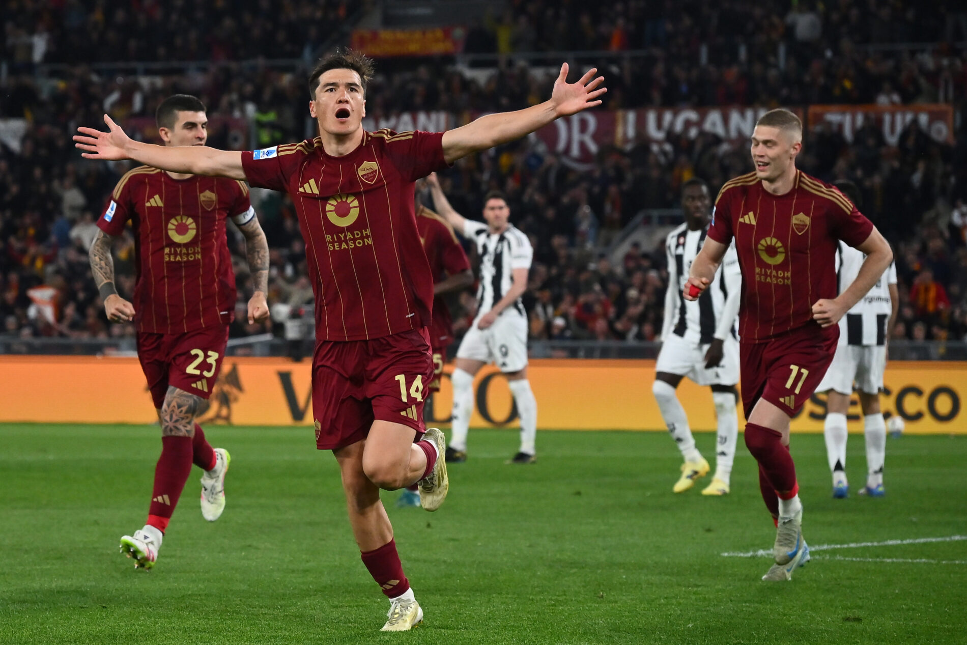 Shomurodov, Roma-Juventus