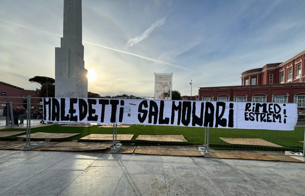 striscione, Roma-Verona