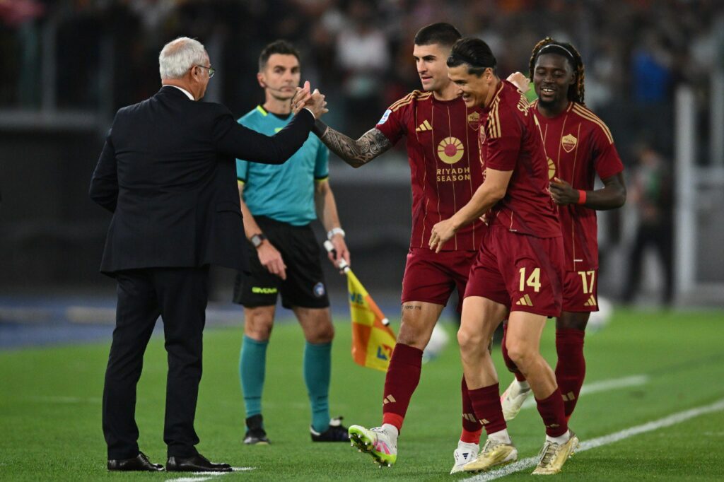 Mancini, Ranieri, Roma-Milan