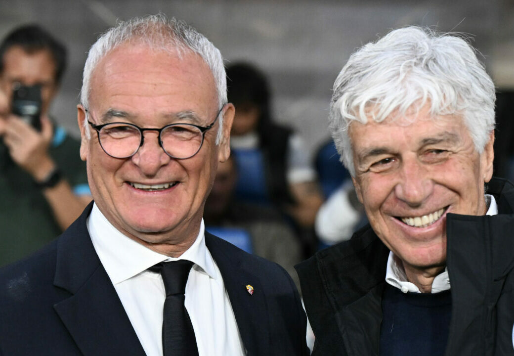 Gasperini, Ranieri, Atalanta-Roma