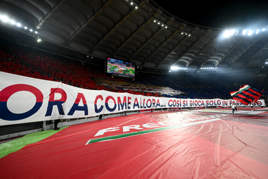 Tifosi Bologna all'Olimpico, Milan-Bologna