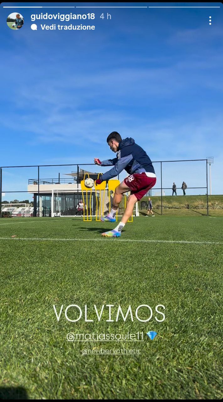 Soulé allenamento