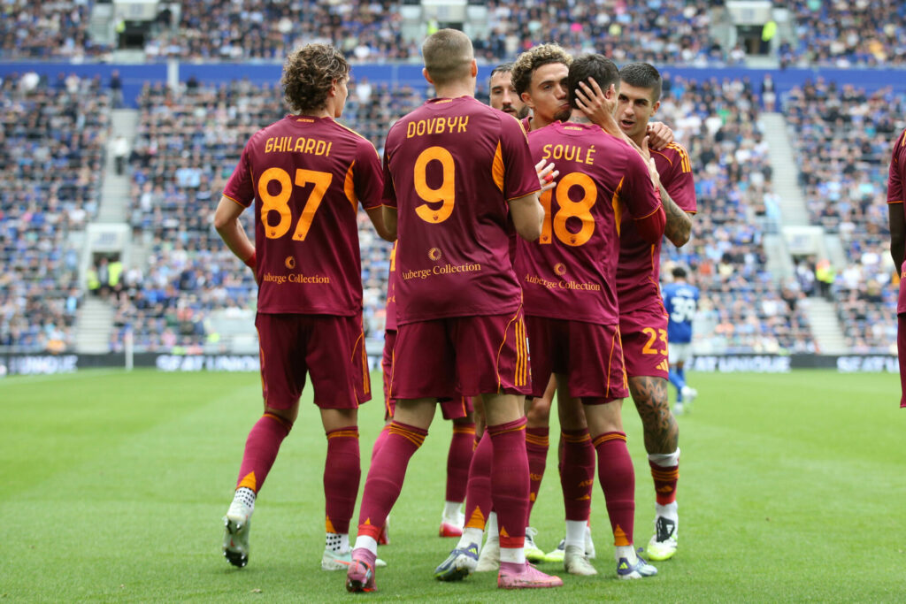 Esultanza Roma, Everton-Roma