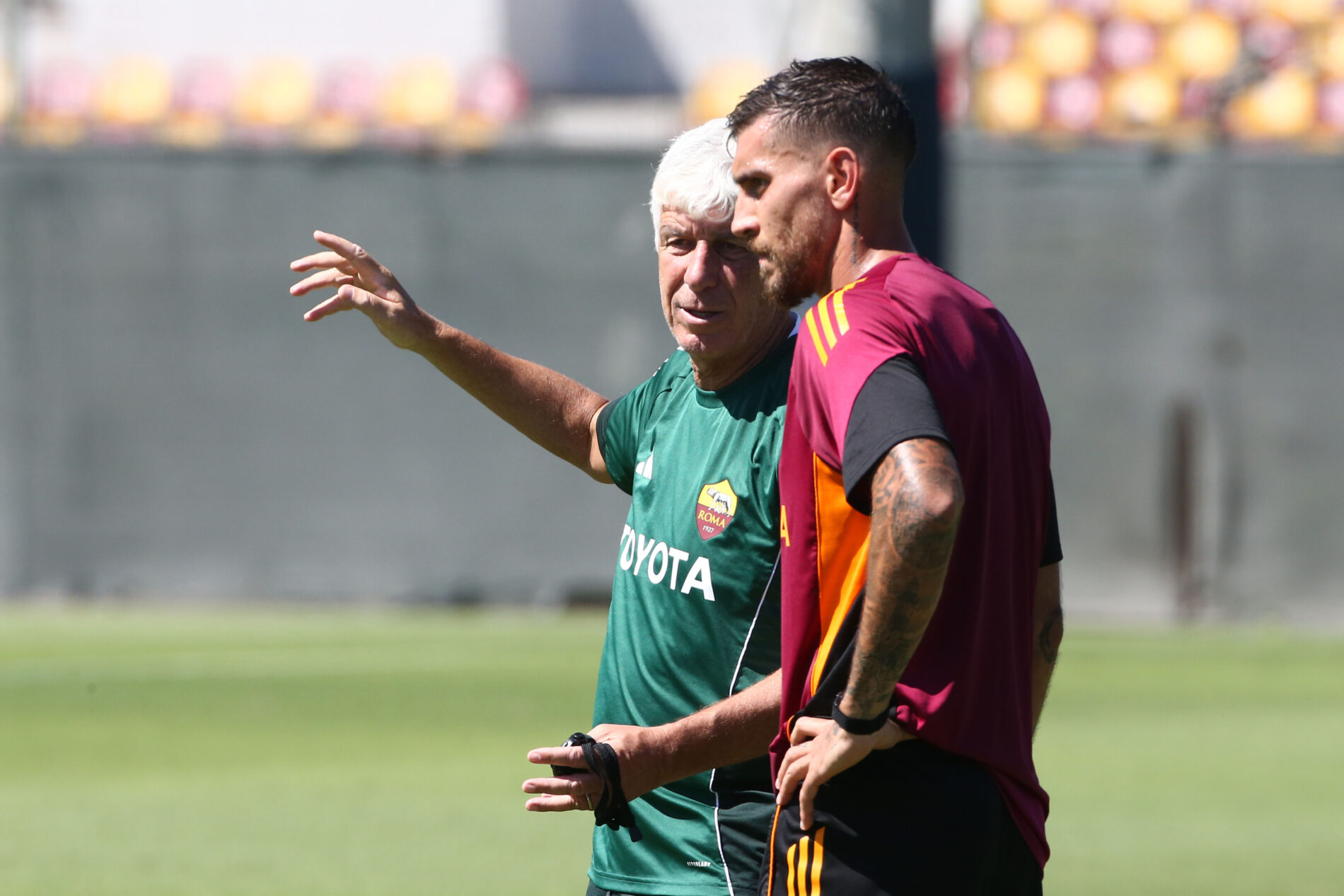 allenamento, Pellegrini, Gasperini, Roma-Roma City, derby