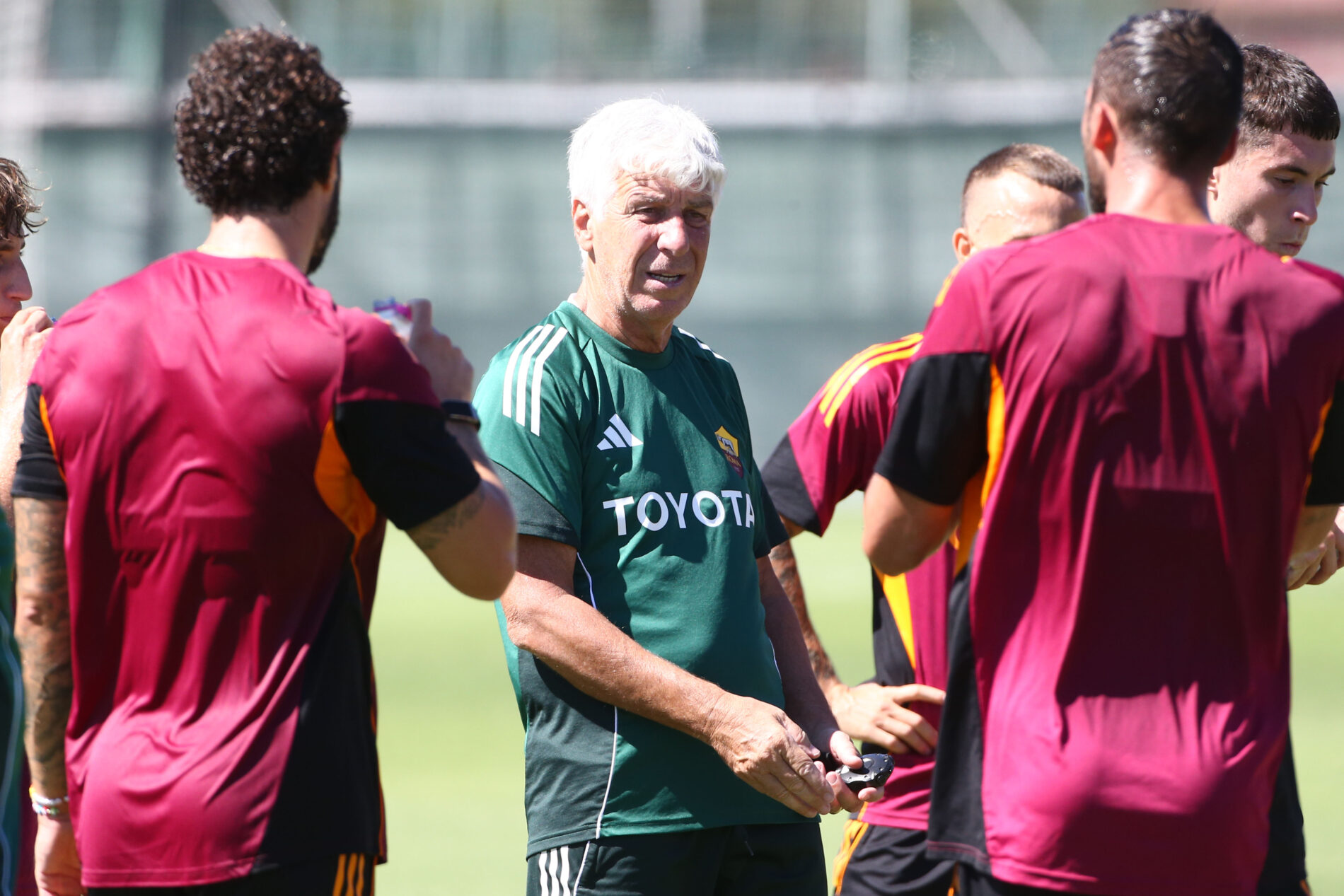 Gasperini, allenamento, Trigoria