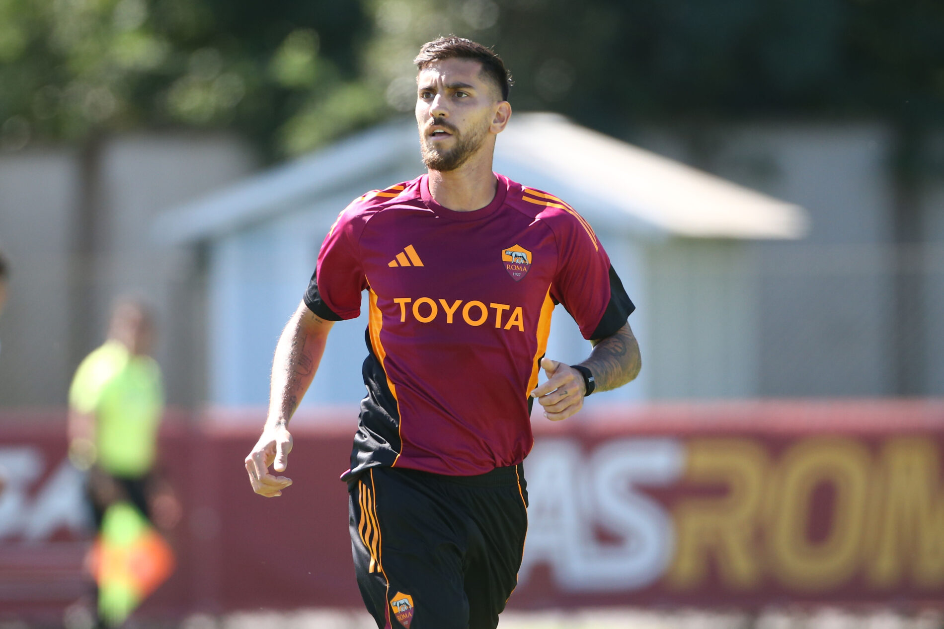 Pellegrini, allenamento, Trigoria, Roma