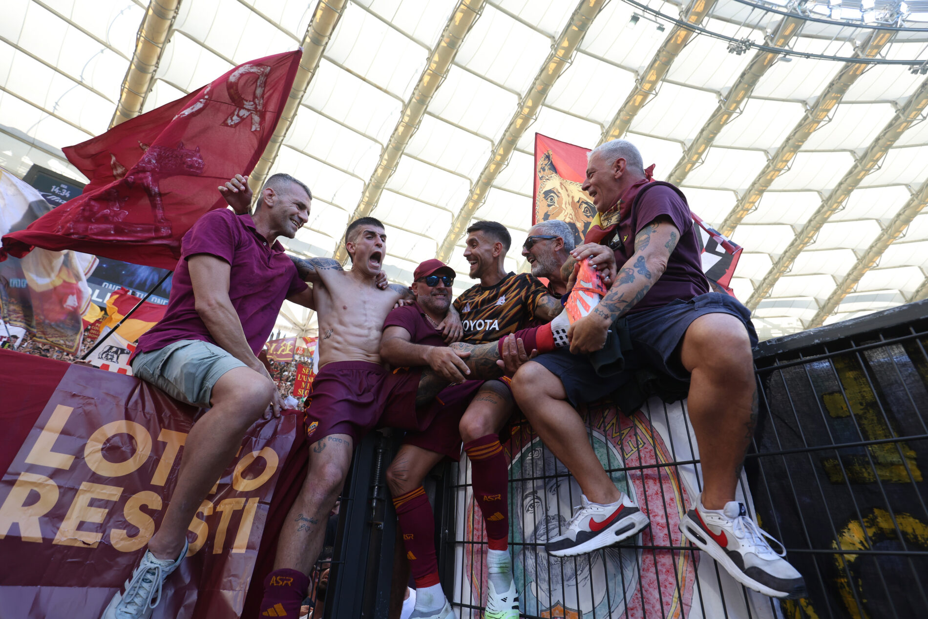 Mancini, Pellegrini, Lazio-Roma