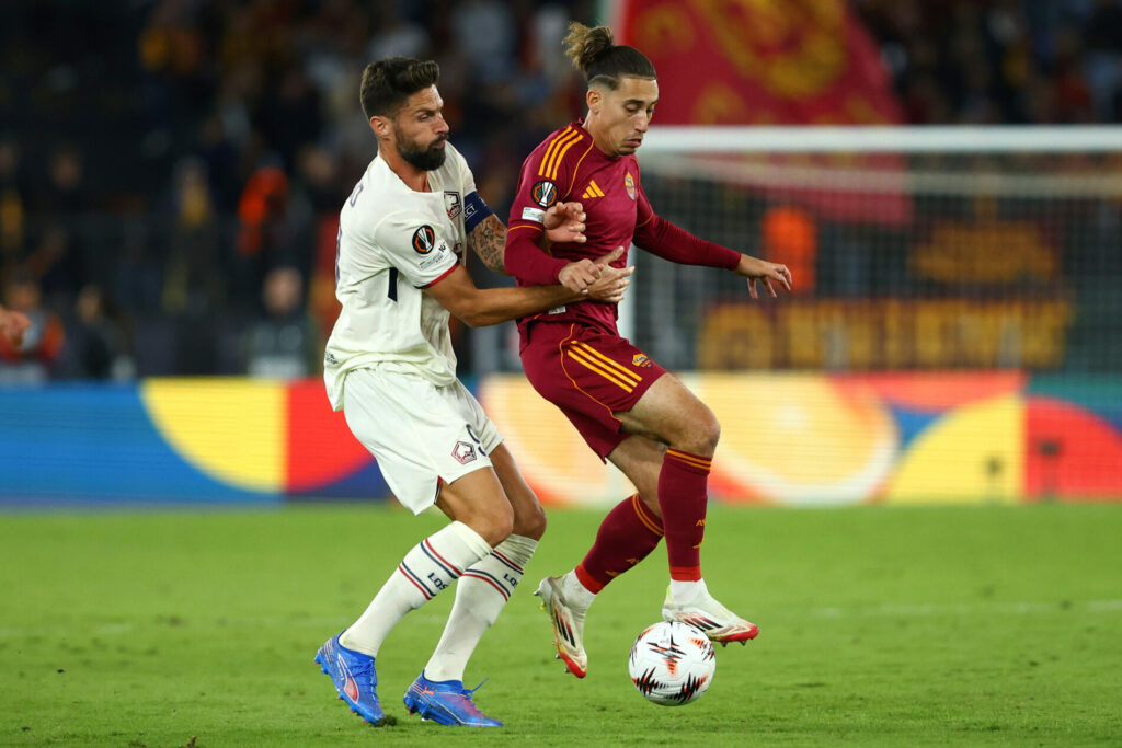 Giroud, Tsimikas, Roma-Lille