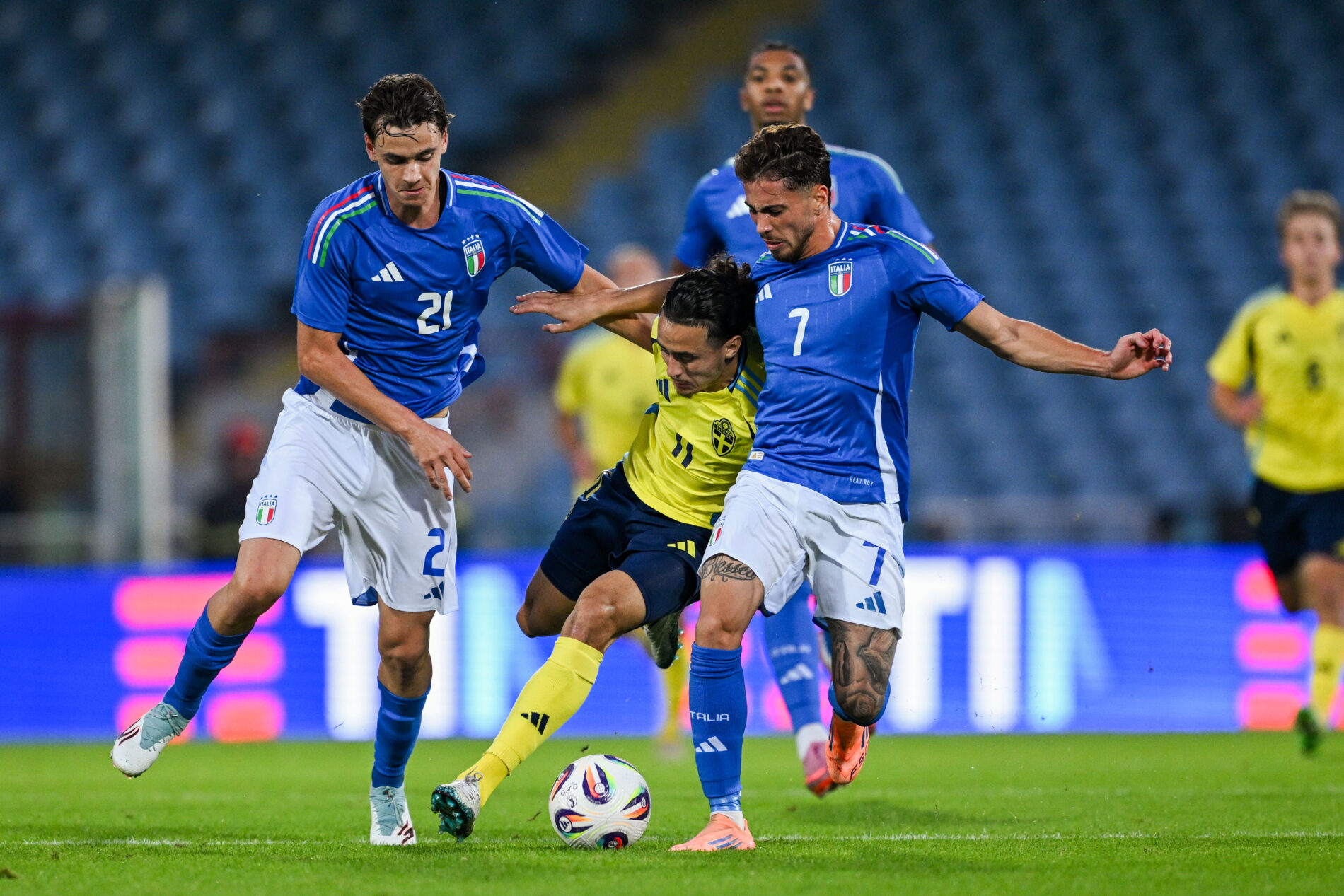 Pisilli, Cherubini, Italia-Svezia, Under 21