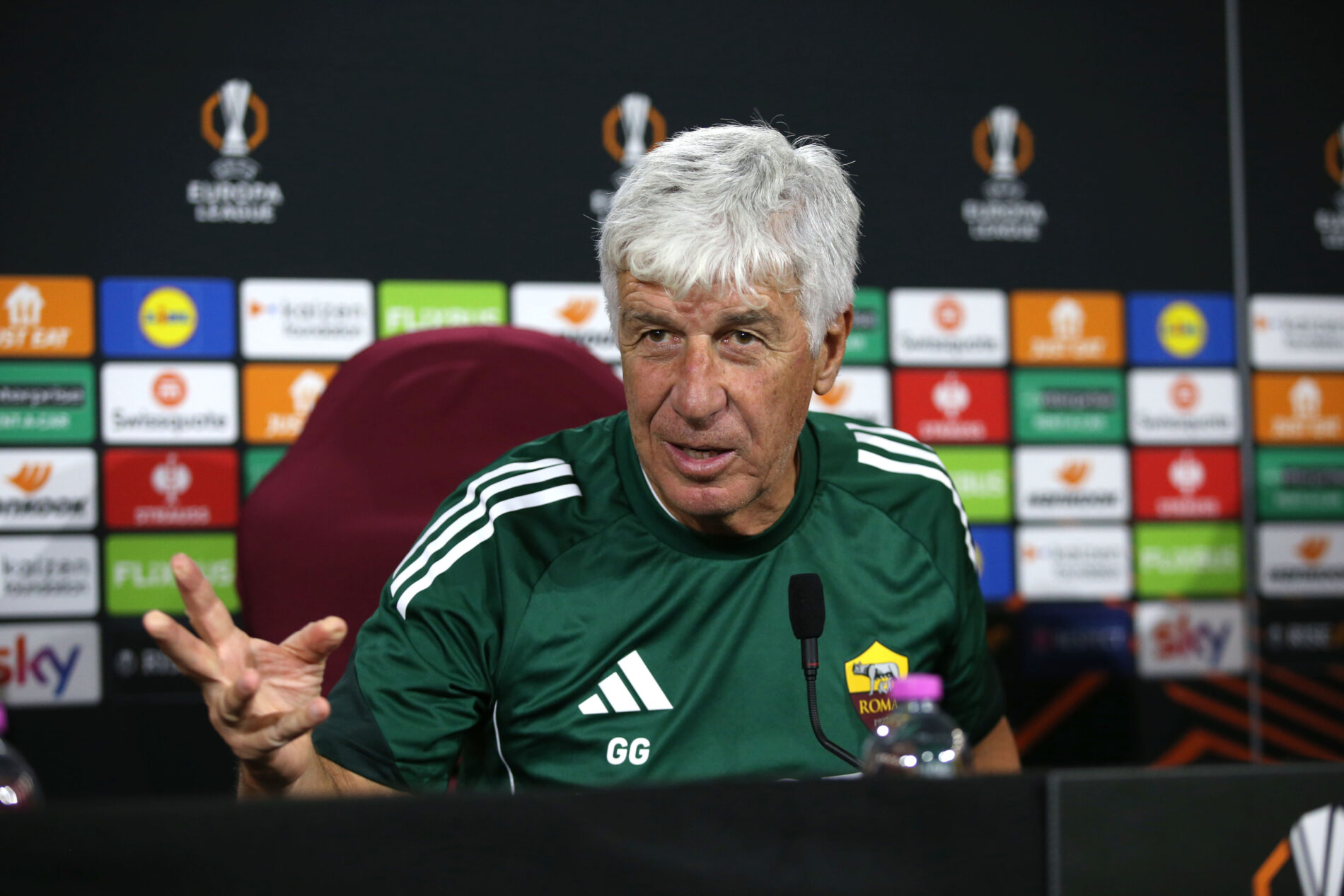 Conferenza stampa, Gasperini, Viktoria Plzen