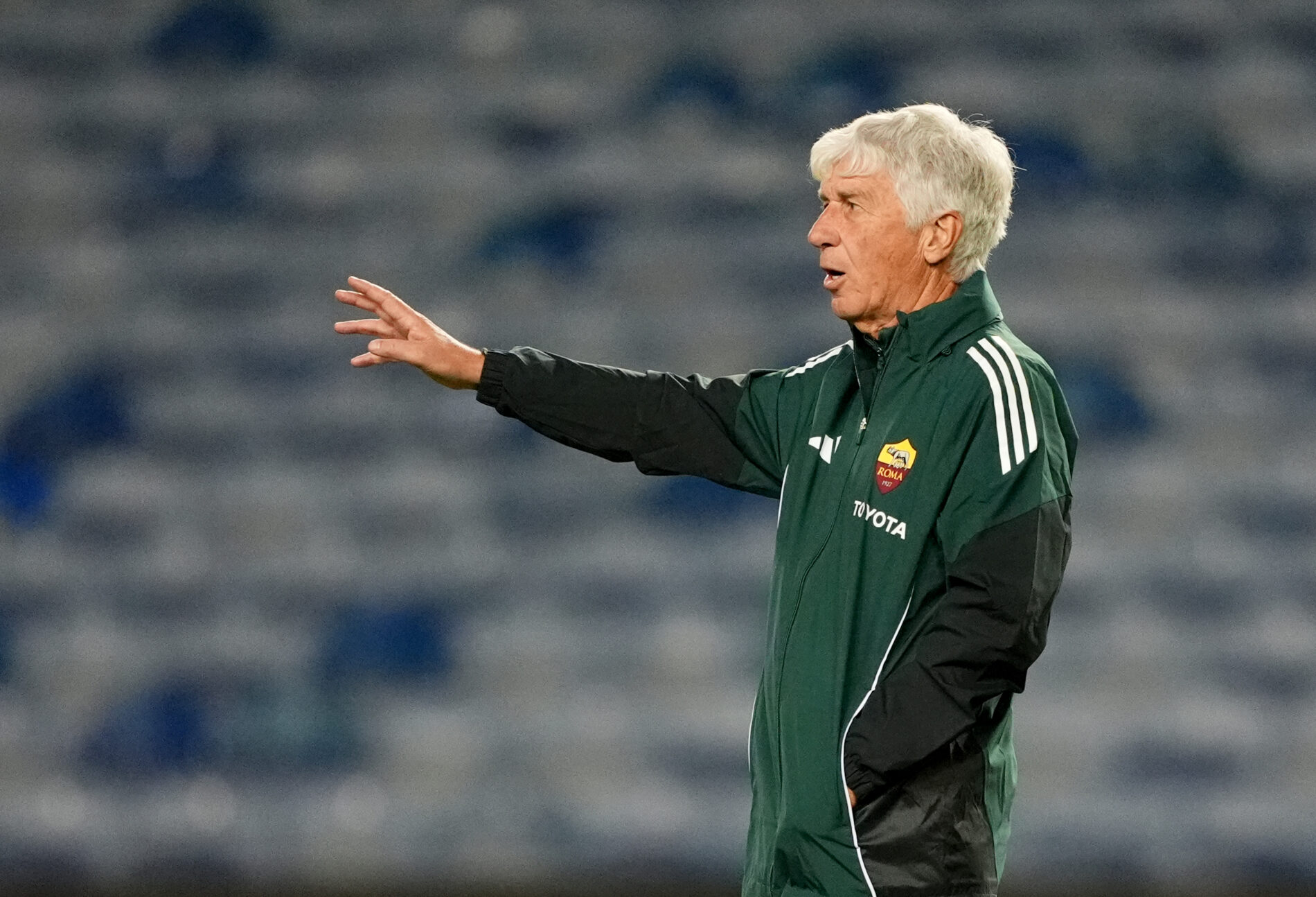 Gasperini, Rifinitura Rangers-Roma