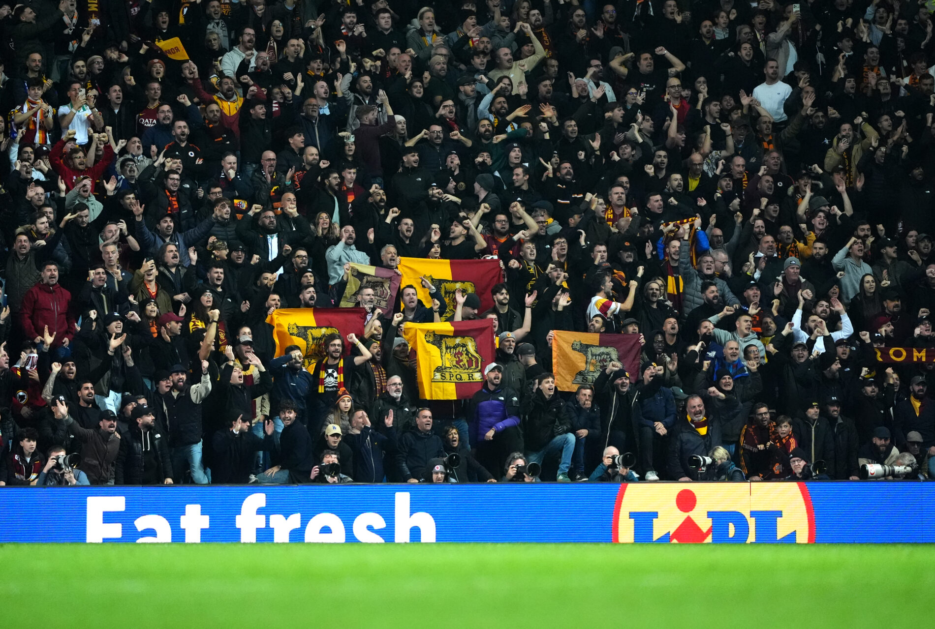 Tifosi Roma ad Ibrox, Rangers-Roma