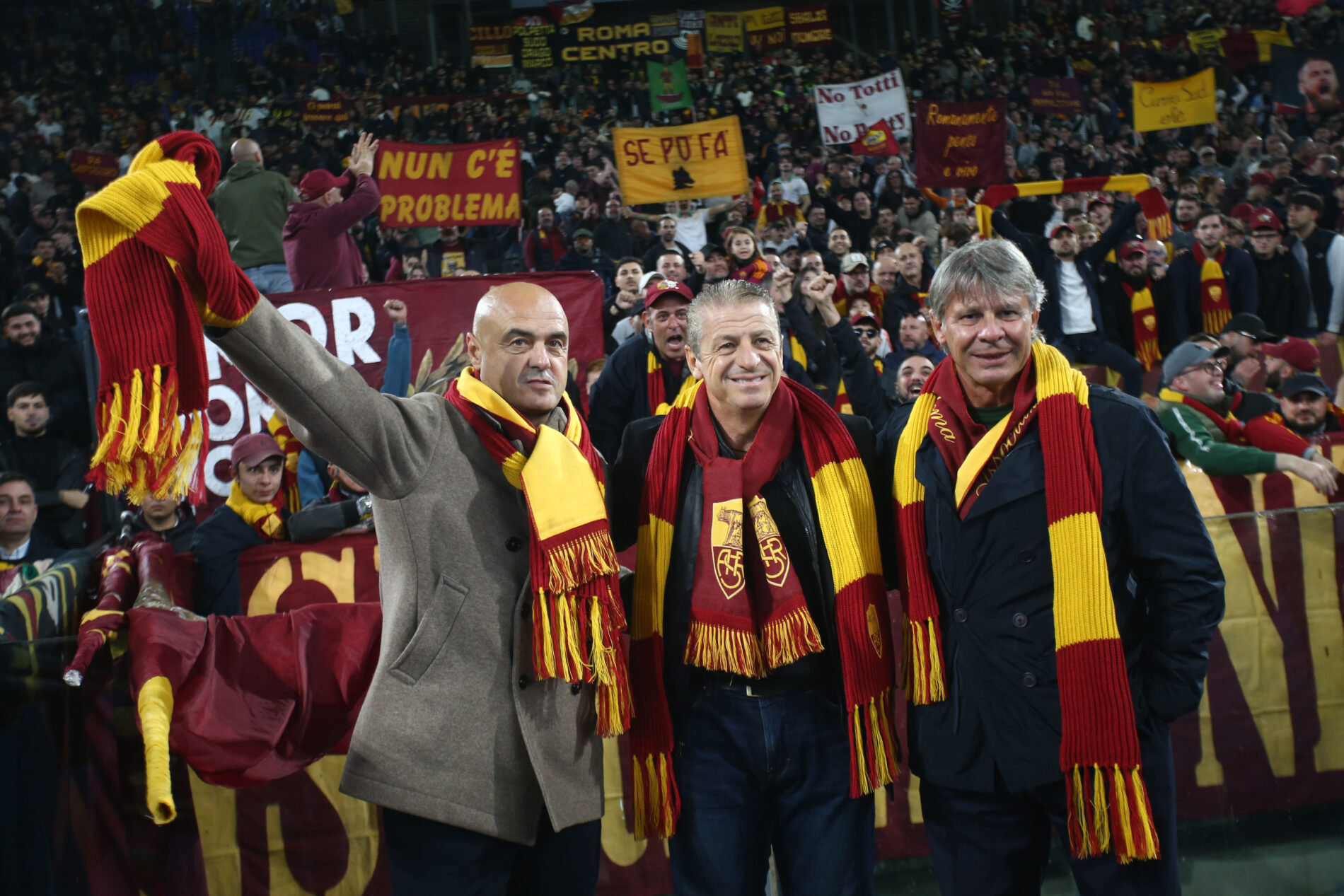 Giuseppe Giannini, Sebino Nela, Ruggero Rizzitelli