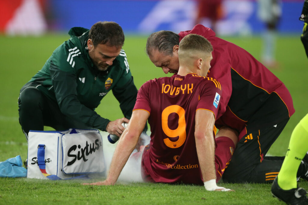 Infortunio Artem Dovbyk, Roma