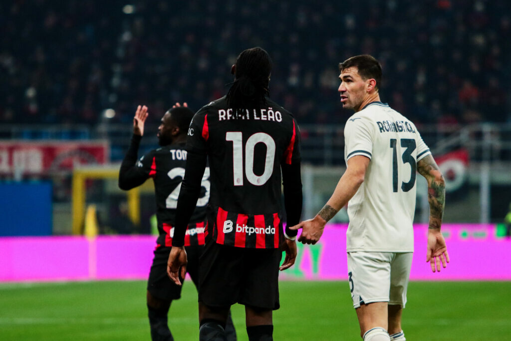Rafael Leao, Alessio Romagnoli, Milan-Lazio