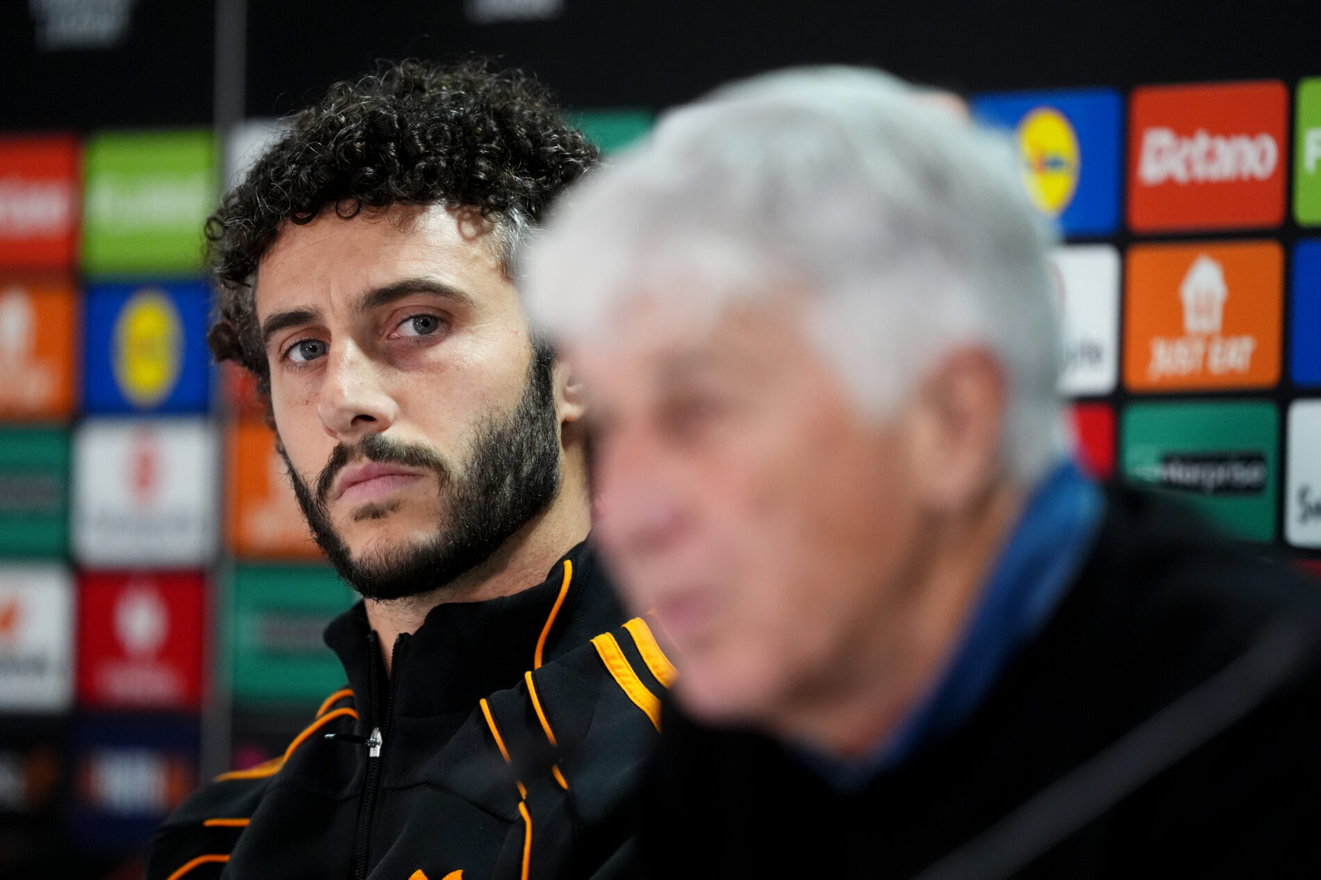 Mario Hermoso e Gian Piero Gasperini