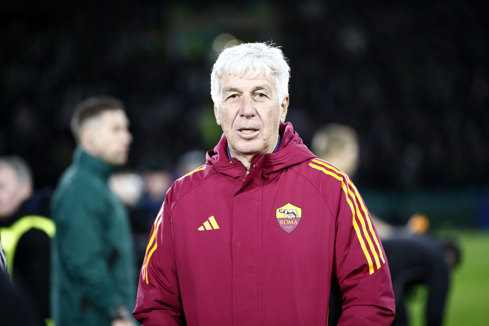 Gasperini in Celtic-Roma al Celtic Park, Glasgow