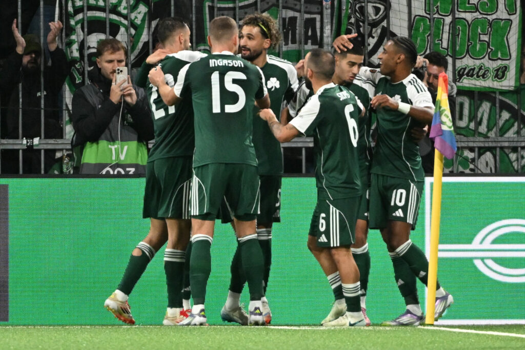 Esultanza Panathinaikos