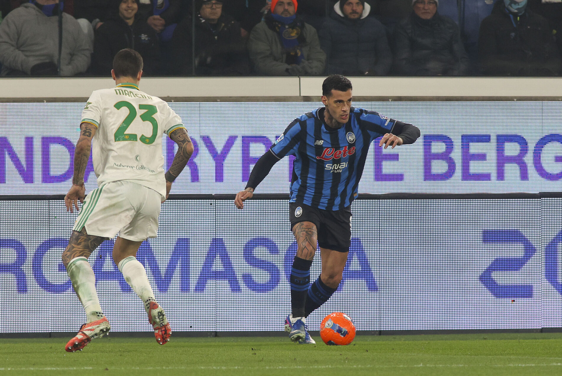 Gianluca Scamacca, Atalanta-Roma