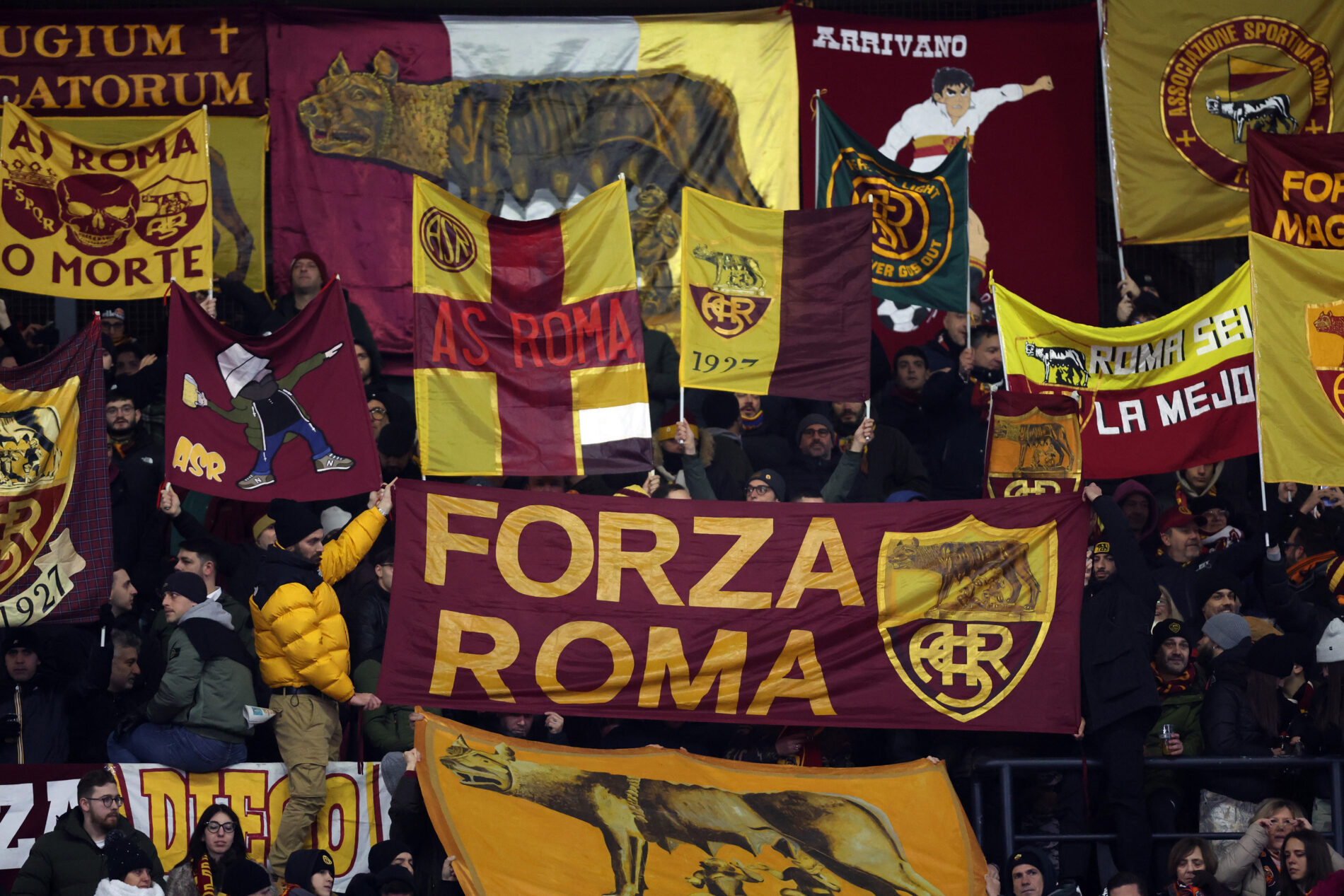 Serie A, Roma-Sassuolo, tifosi Roma