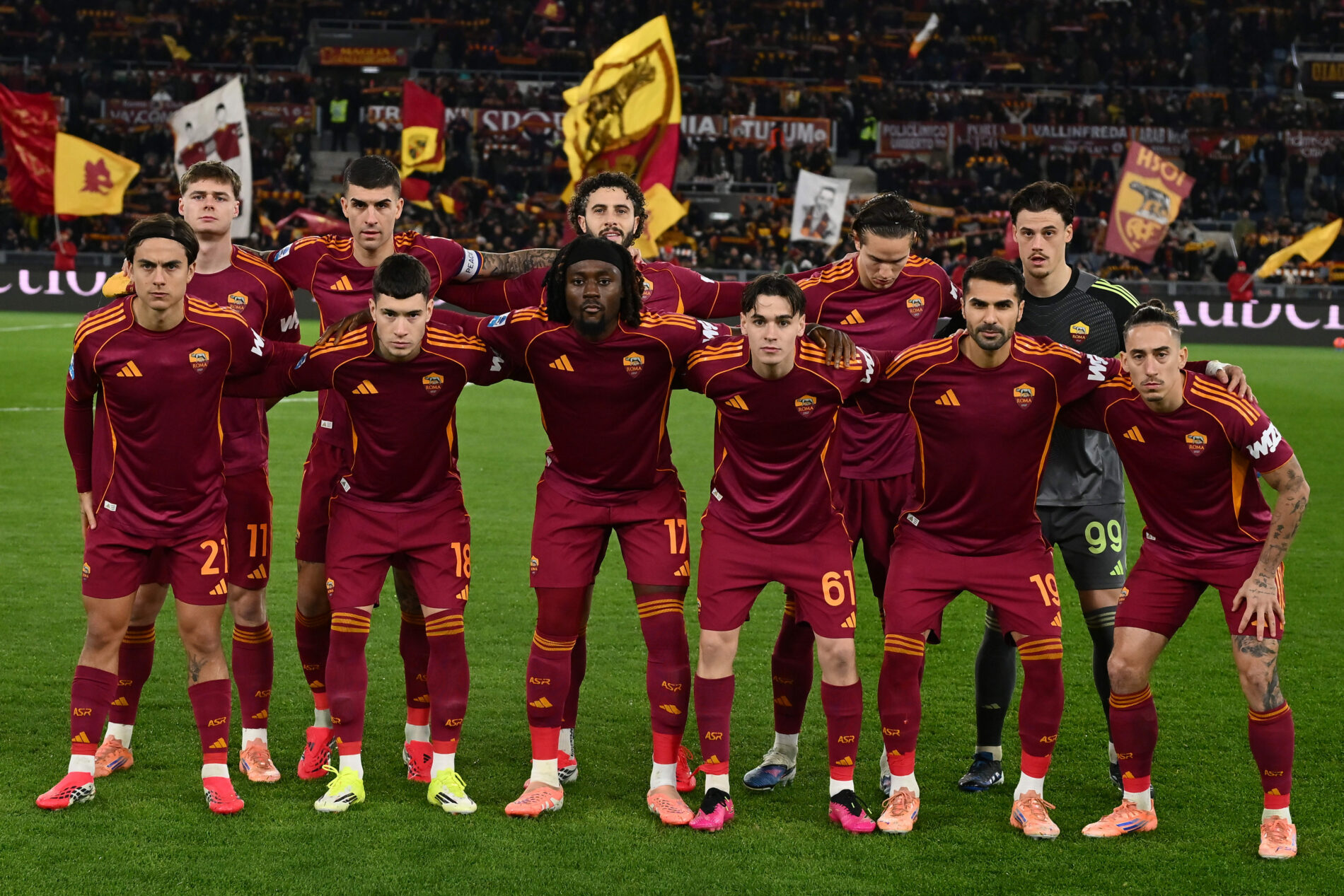 Serie A, Roma-Sassuolo, formazione Roma