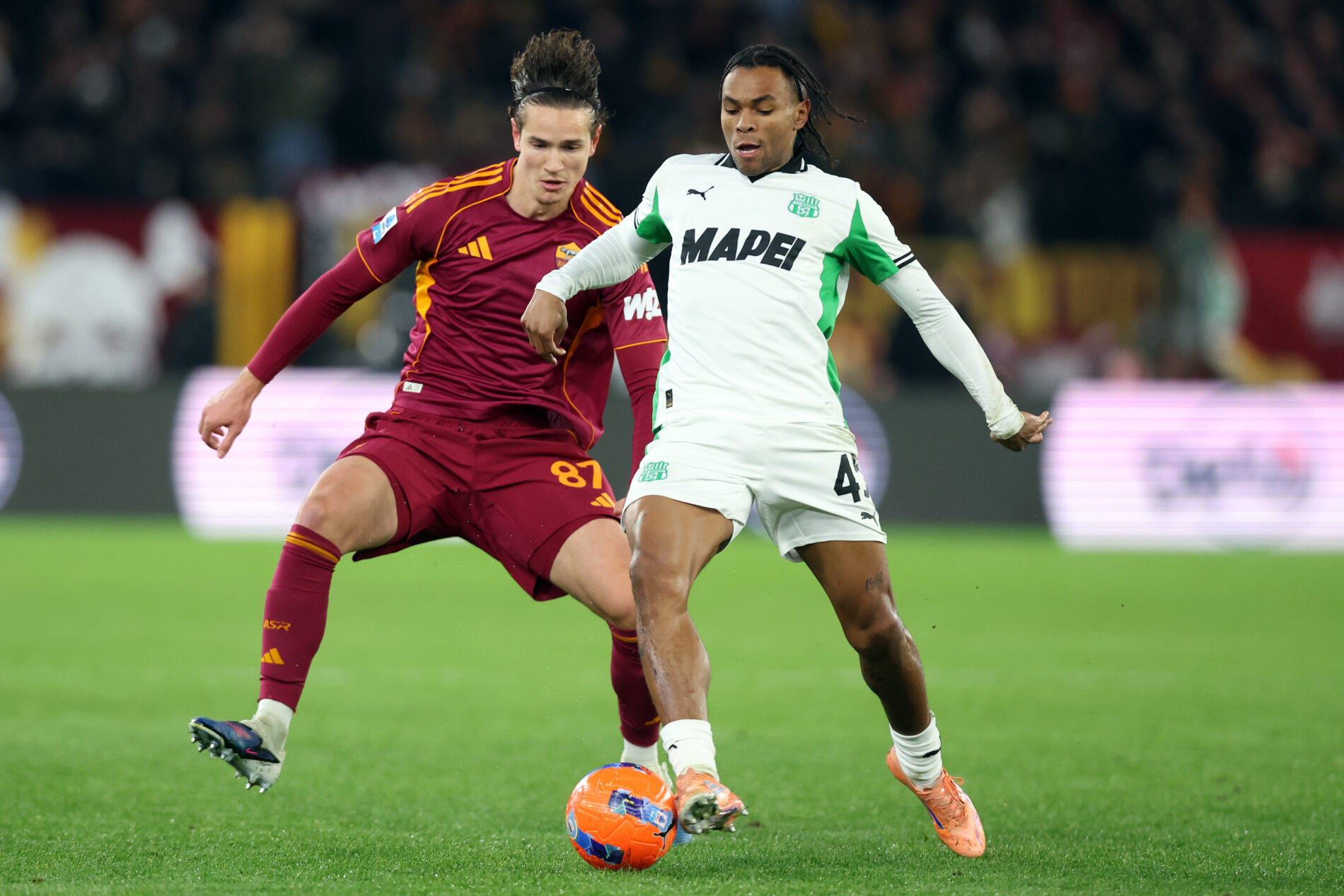 Daniele Ghilardi, Armand Lauriente, Roma-Sassuolo