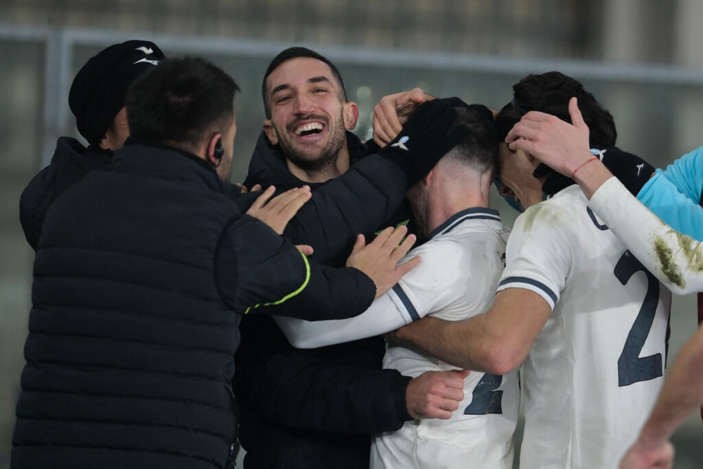 Serie A, Verona-Lazio, esultanza Lazio