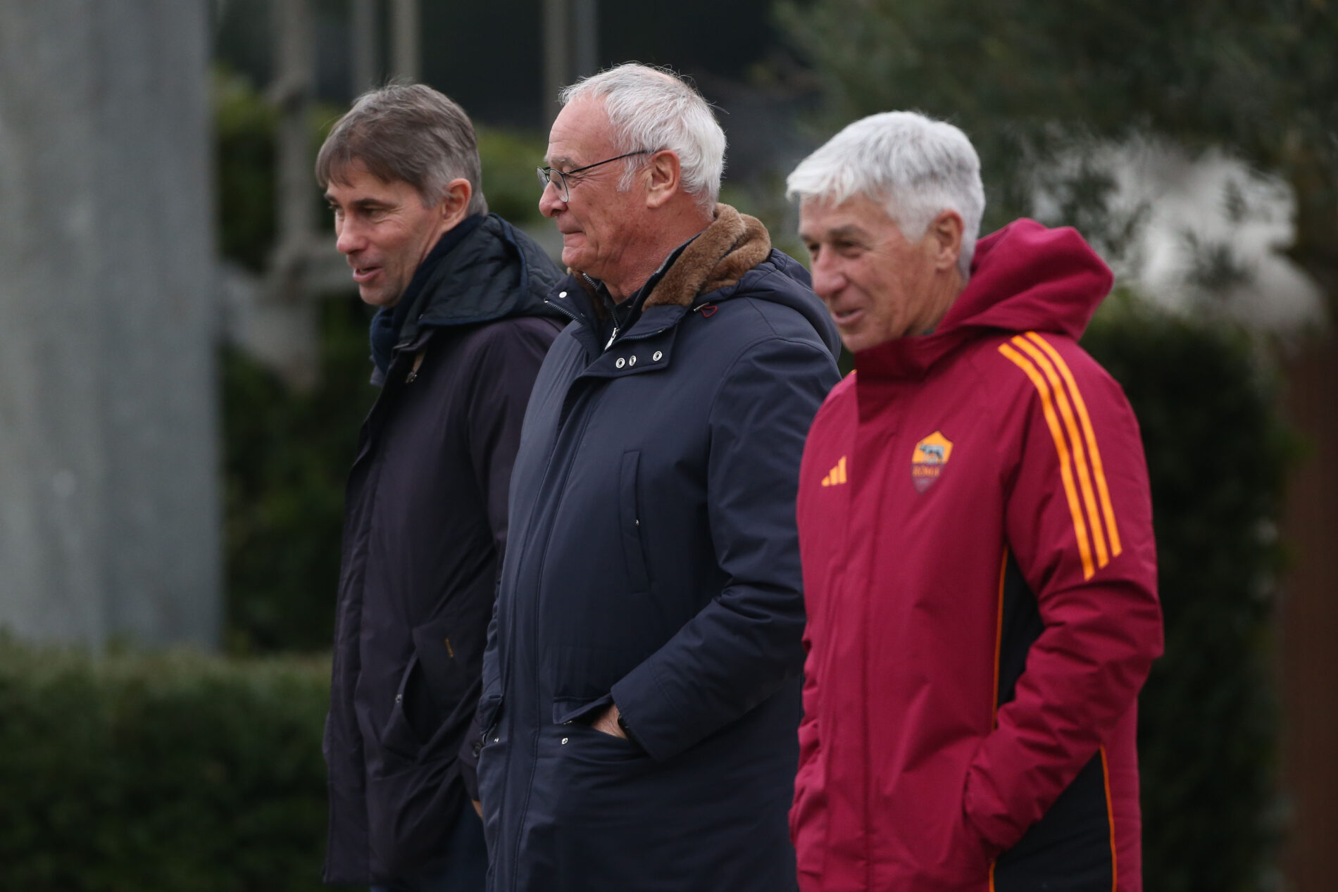 Trigoria, Gasperini, Massara, Ranieri