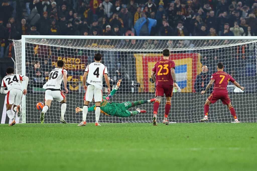 Pellegrini, Roma-Milan