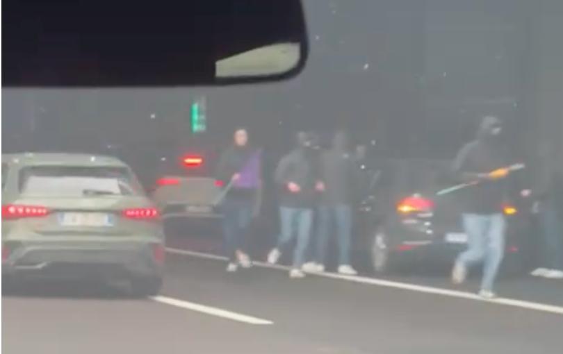 Scontri A1 tifosi